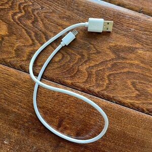 White USB Charging Cable